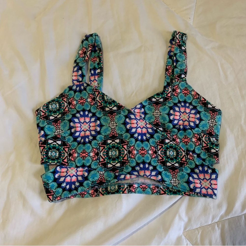 Geometric Crop Top